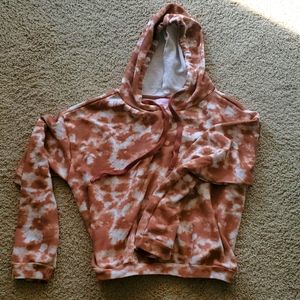 Tie-Dye Cropped Hoodie